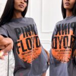 T-shirt oversize Floyd grafiowy