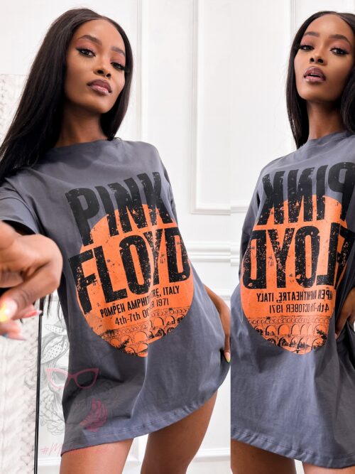 T-shirt oversize Floyd grafiowy