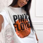 T-shirt oversize Floyd biały