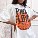 T-shirt oversize Floyd biały