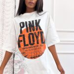 T-shirt oversize Floyd biały