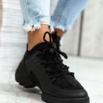 -WYPRZEDANE-Buty sportowe Madam Elsz czarne