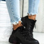 -WYPRZEDANE-Buty sportowe Madam Elsz czarne