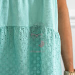 Bluzka bawełniana Dora Rose miętowa