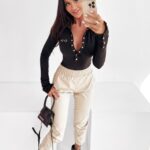 WYPRZEDANE - Body dopasowane Sexy Panther O'la Voga czarne