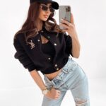 Bluza bomberka O'la Voga High School czarna