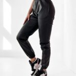 Spodnie skórzane Ola Voga Fresh Leather czarne