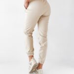 Spodnie skórzane Ola Voga Fresh Leather j.beżowe