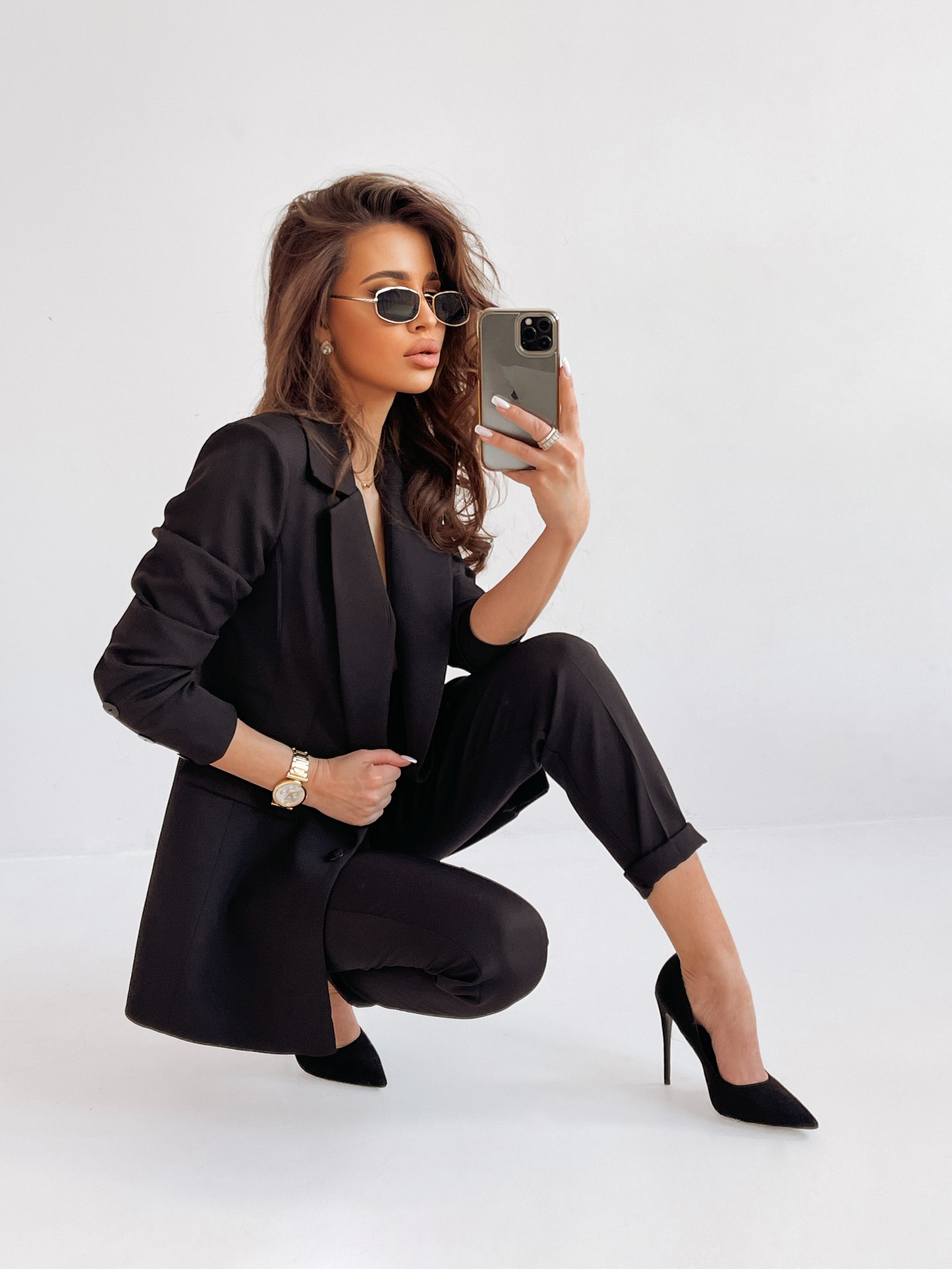 Komplet elegancki Madrid Ola Voga czarny Komplet elegancki Madrid Ola Voga czarny