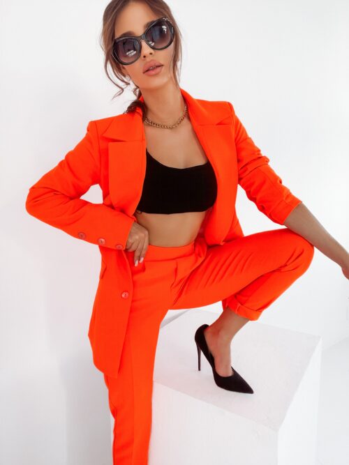 Komplet elegancki Madrid Ola Voga pomarańczowy