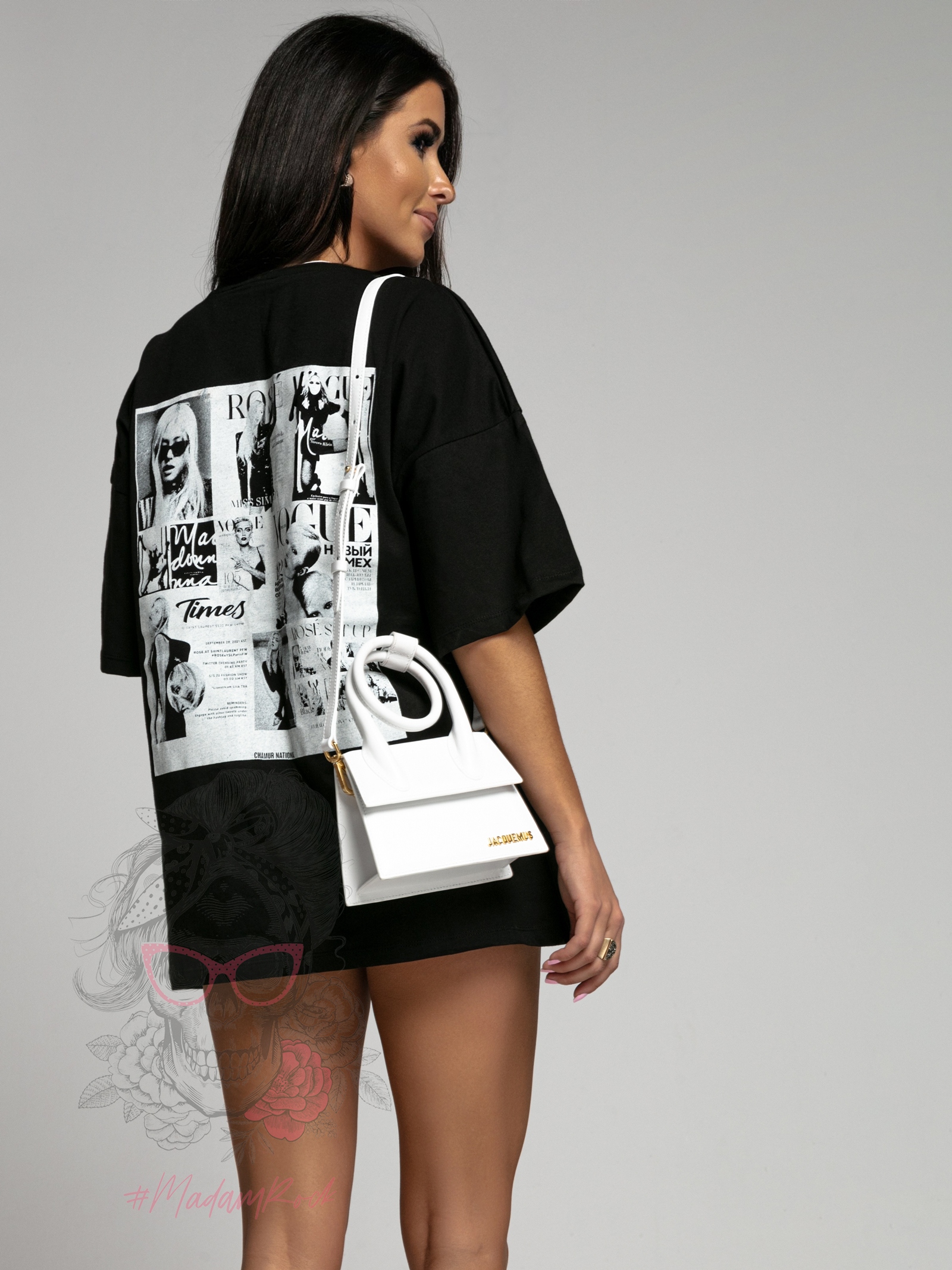 -wyprzednane-T-shirt Time4 czarny