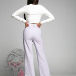 Spodnie dzwony Rendo lila