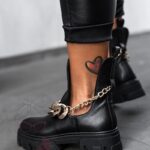 Botki wycięte Rock BackToGame czarne