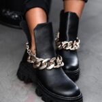 Botki wycięte Rock BackToGame czarne