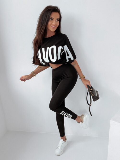 Legginsy z wysokim stanem O'la Voga Flex czarne