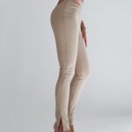 Spodnie z rozcięciami O'la Voga Icon beżowe