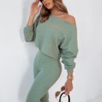 Komplet Doris Ola Voga oliwkowy