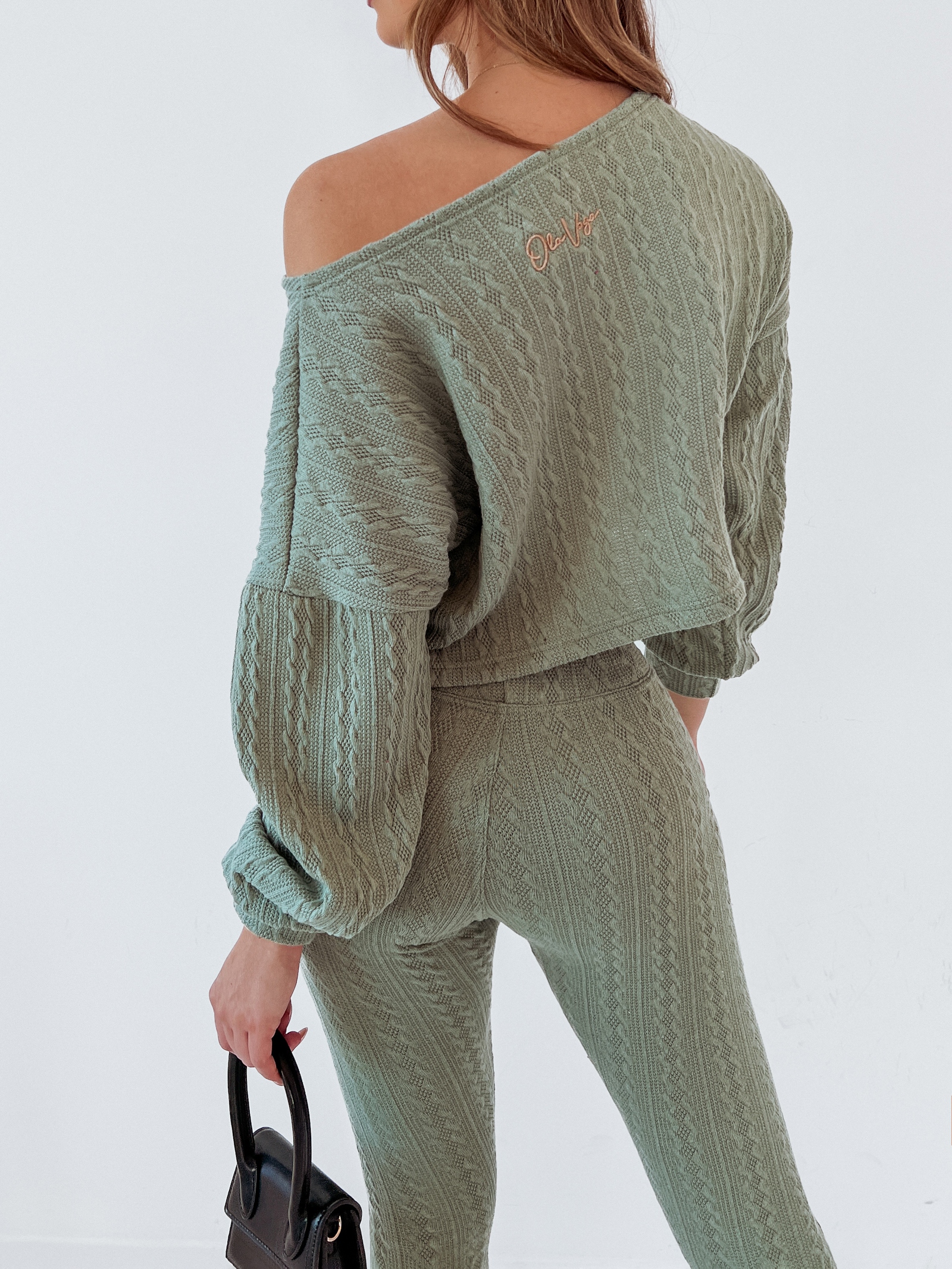 Komplet Doris Ola Voga oliwkowy