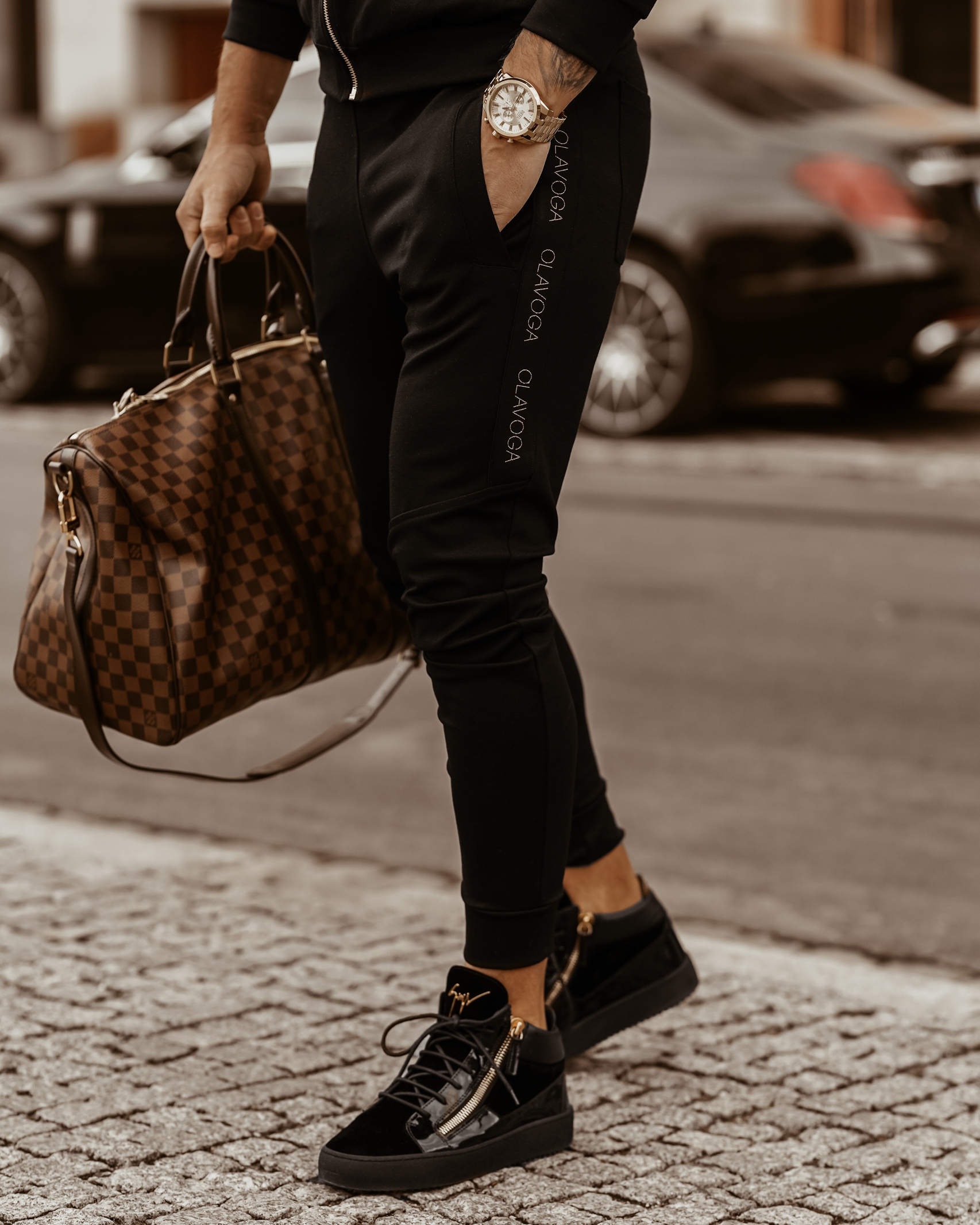 Komplet męski O'la Voga Elegant Man czarny