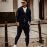 Komplet męski O'la Voga Elegant Man granatowy