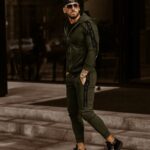 Komplet męski O'la Voga Elegant Man khaki