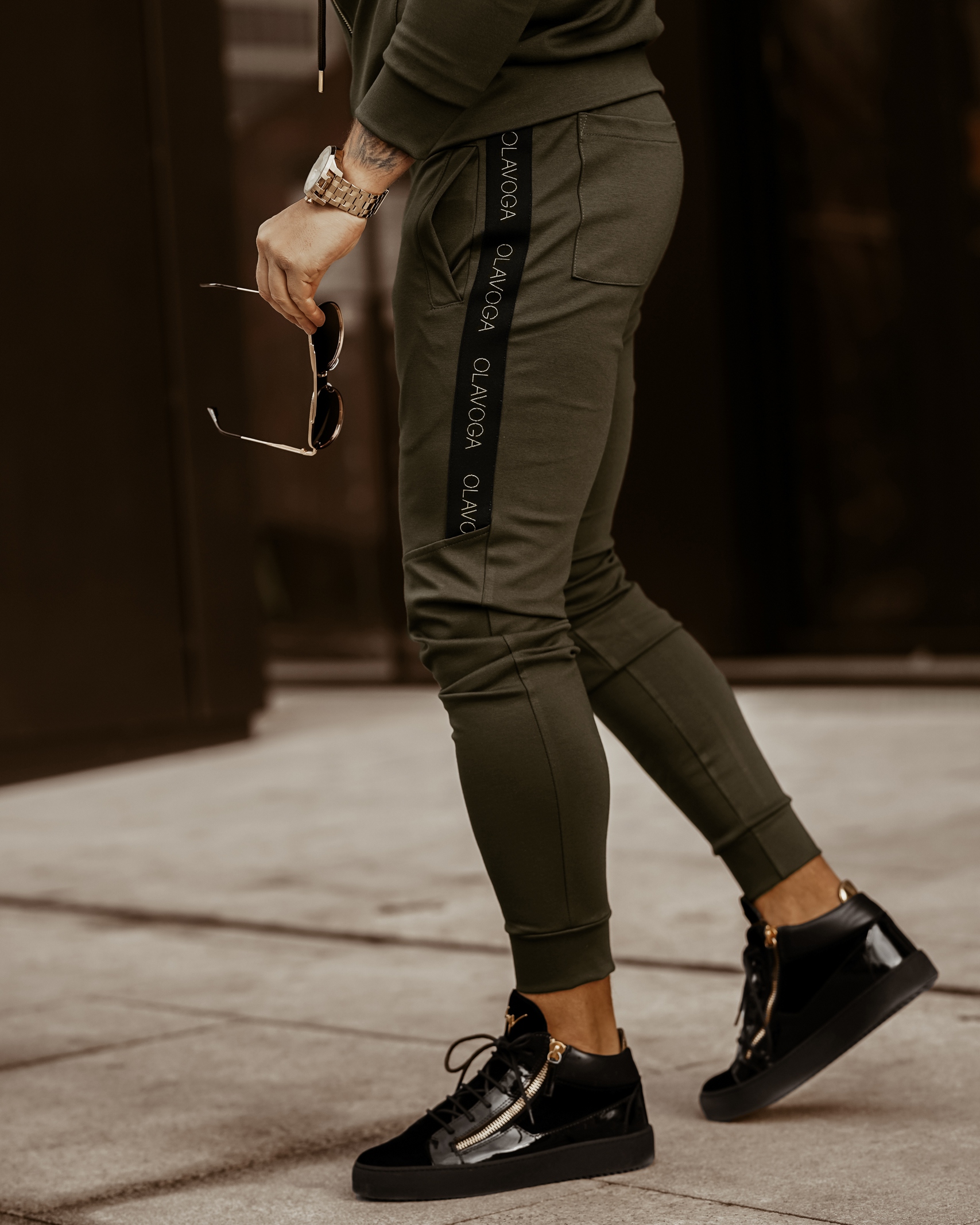 Komplet męski O'la Voga Elegant Man khaki