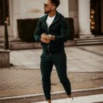 Komplet męski O'la Voga Elegant Man zielony