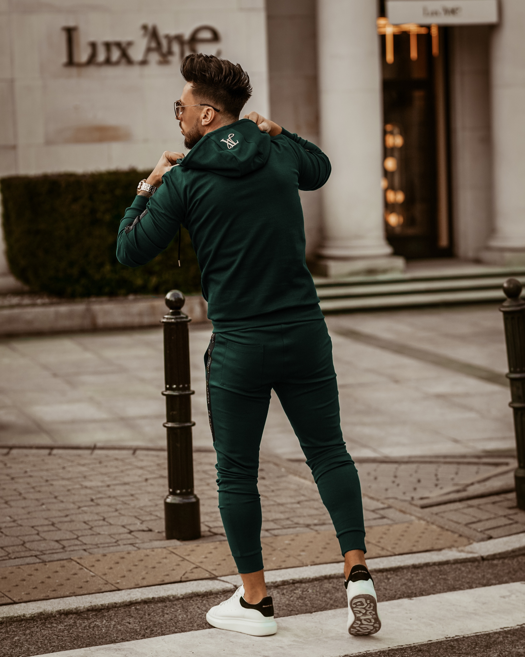 Komplet męski O'la Voga Elegant Man zielony Komplet męski O'la Voga Elegant Man zielony