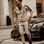 Komplet męski O'la Voga Elegant Man beżowy