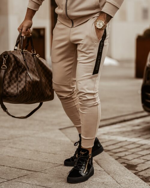 Komplet męski O'la Voga Elegant Man beżowy