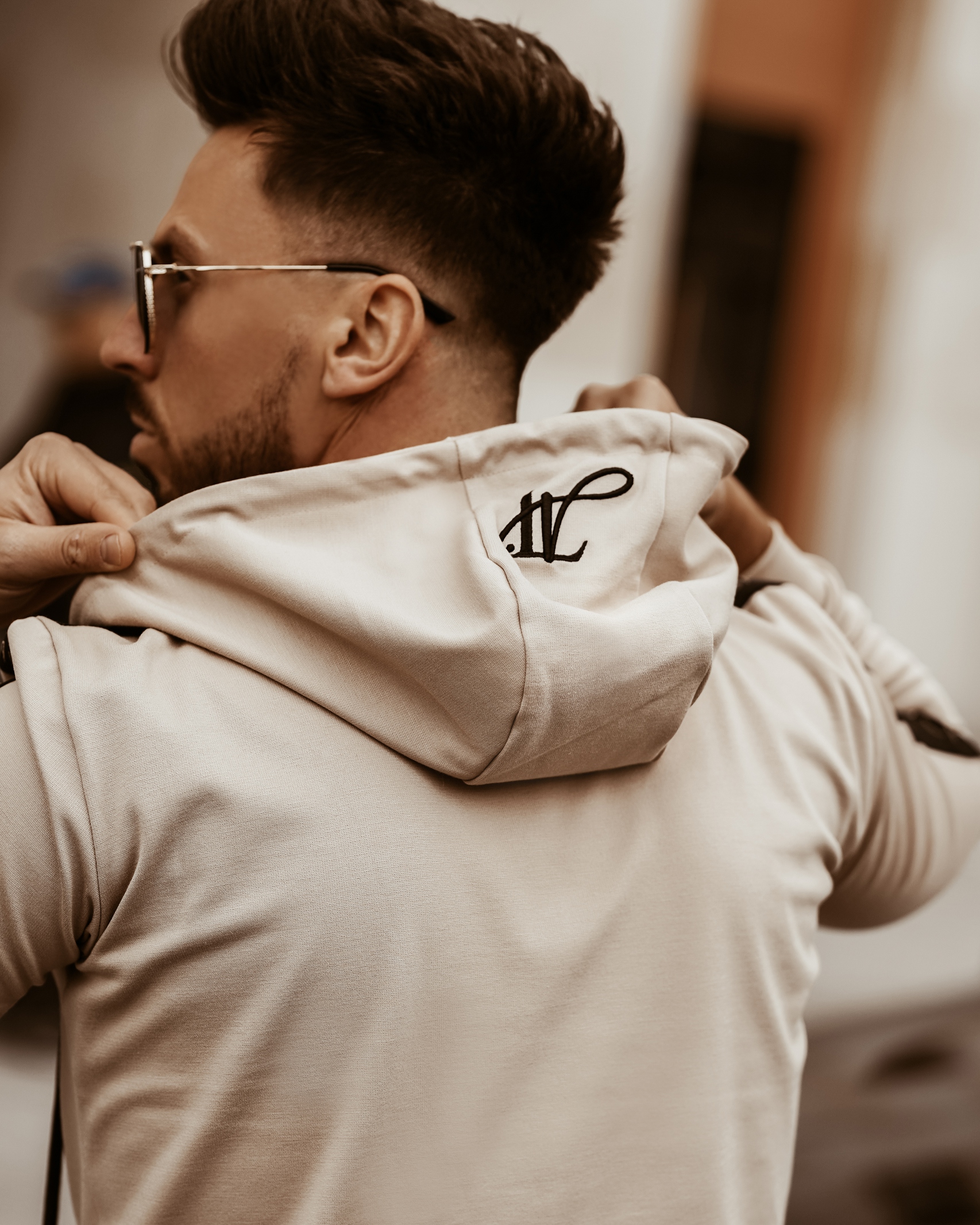 Komplet męski O'la Voga Elegant Man beżowy