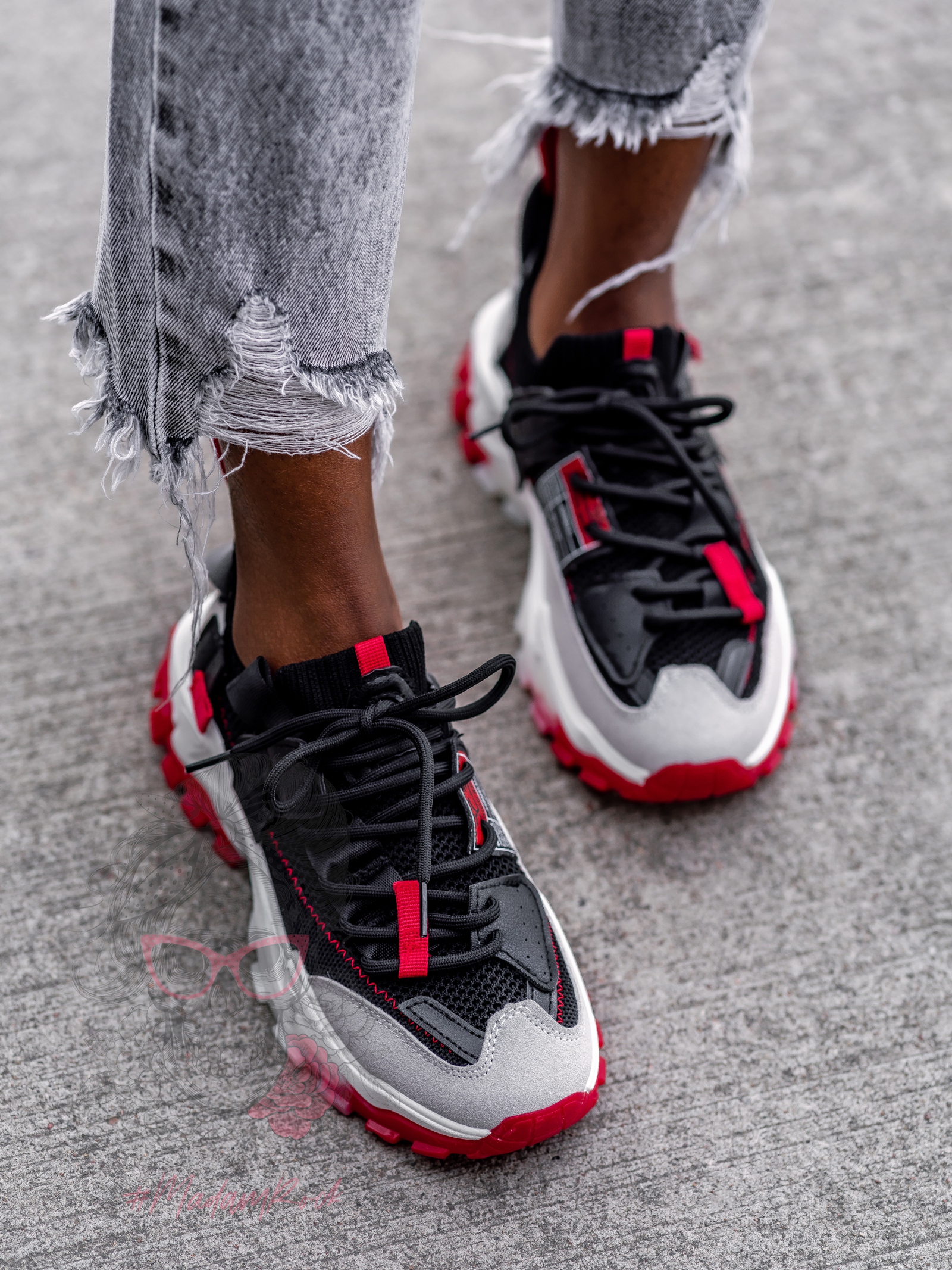 Buty sportowe Madam Ruuns czarne