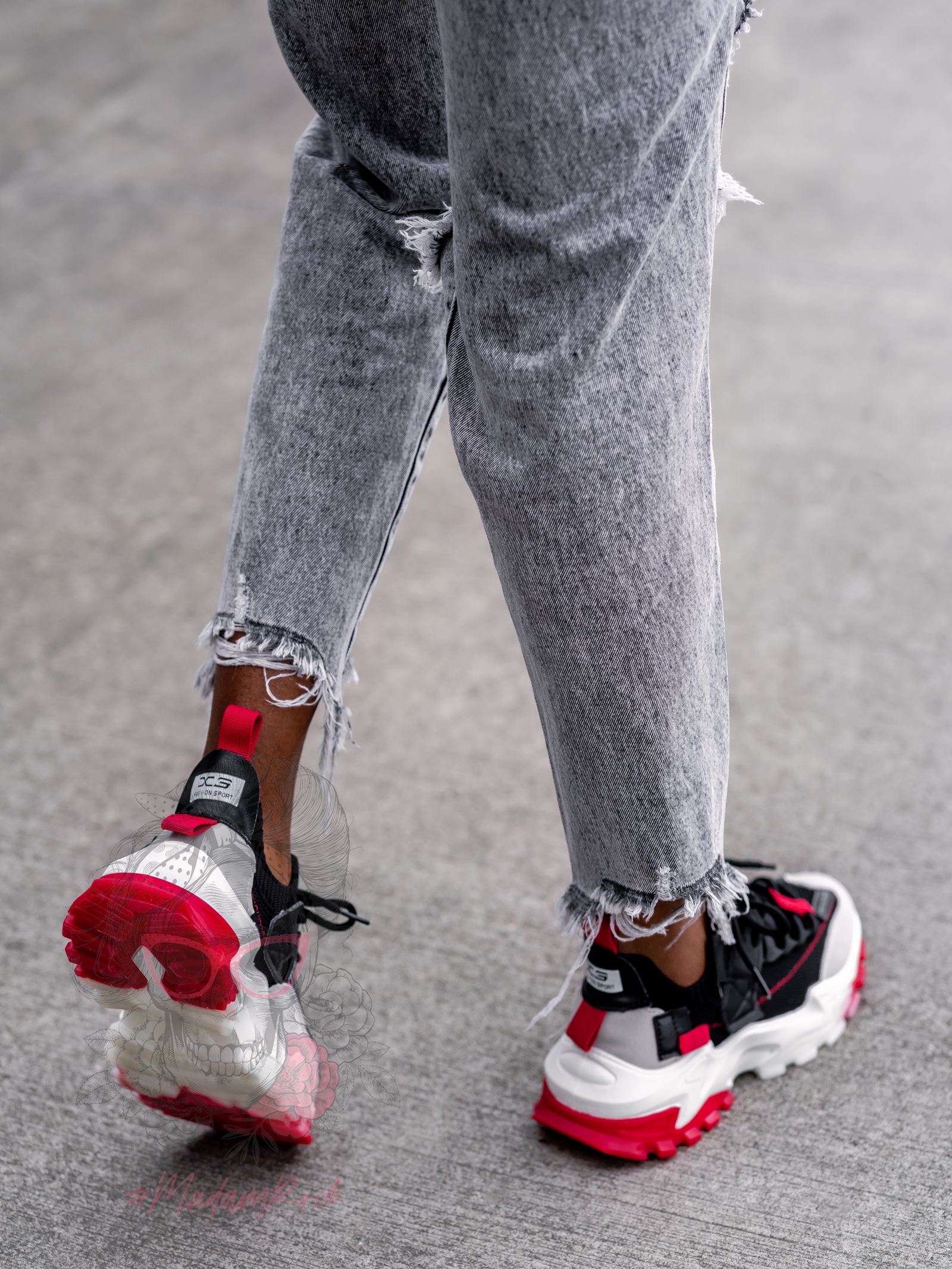 Buty sportowe Madam Ruuns czarne