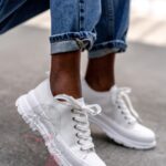 Trampki damskie Benus Rock białe