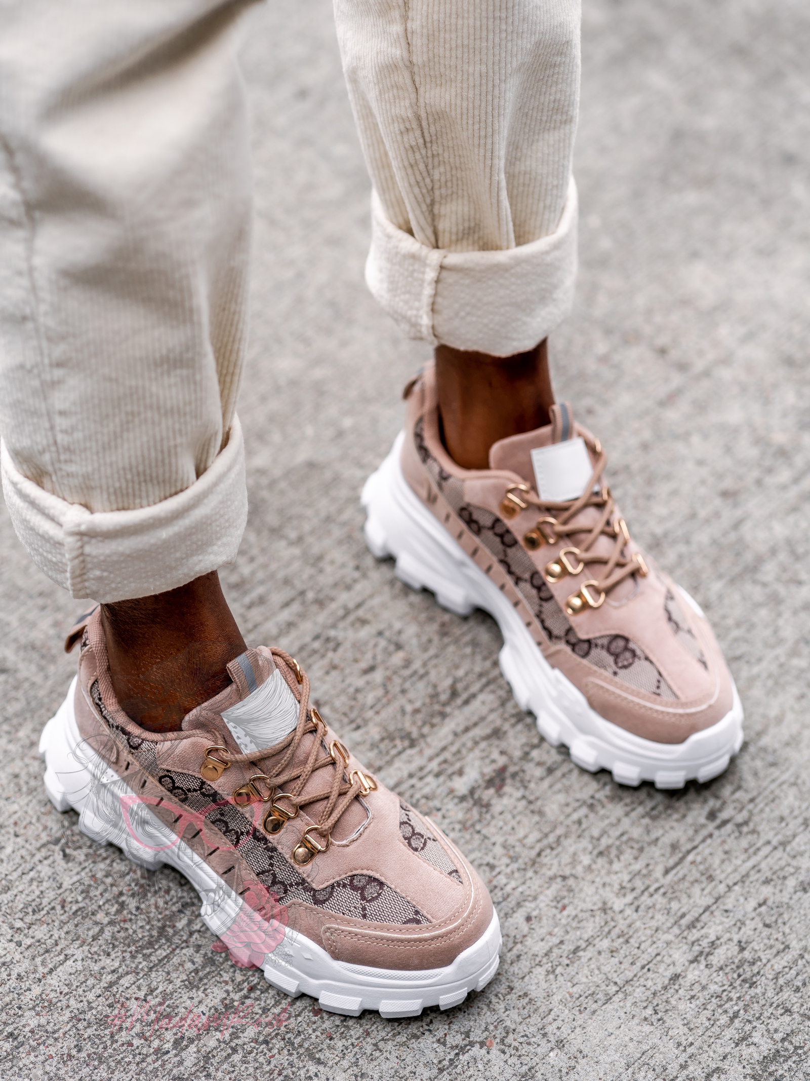 Buty sportowe Madam Cocos beżowe Buty sportowe Madam Cocos beżowe