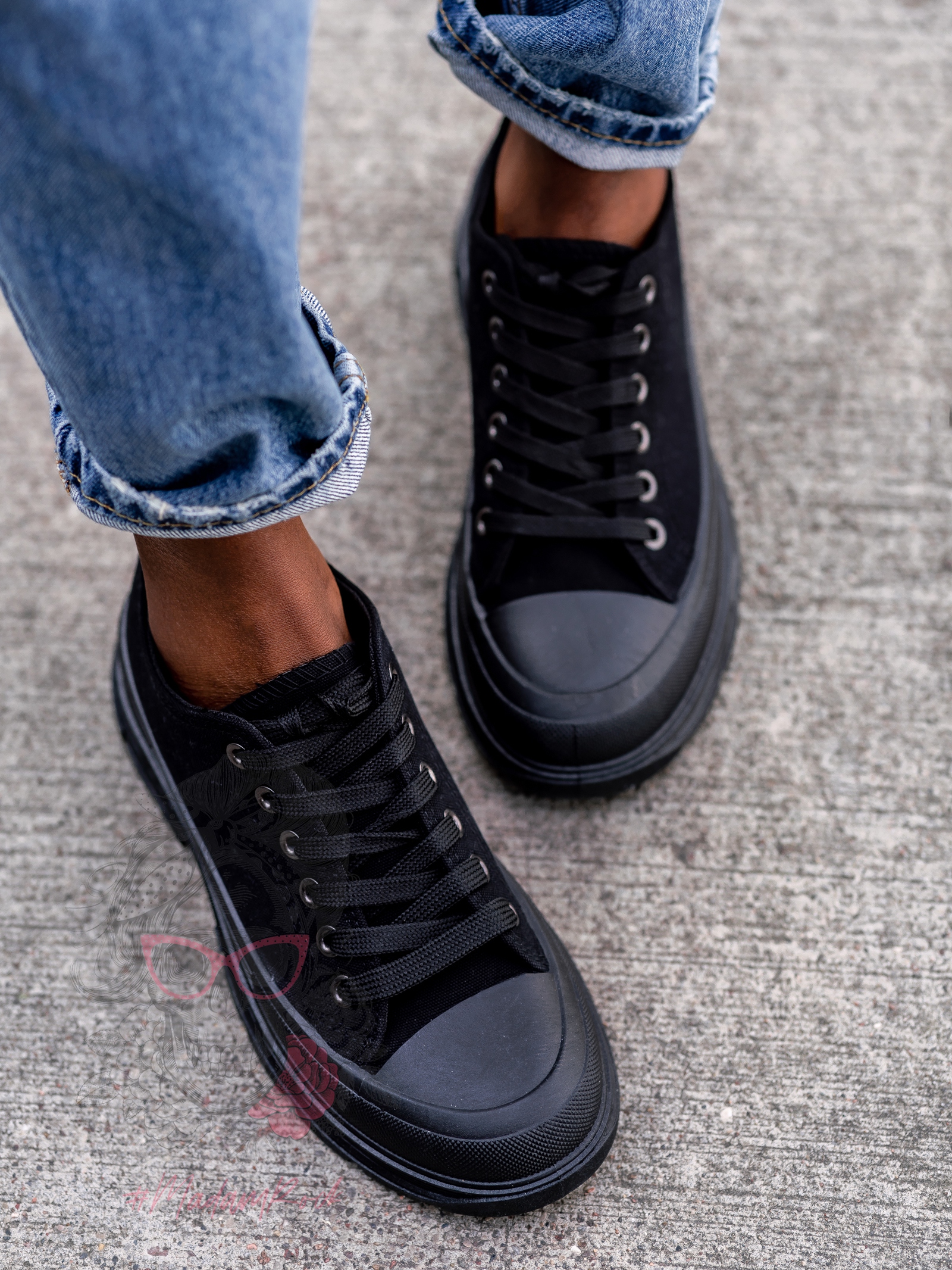 Trampki damskie Benus Rock czarne