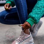 Buty sportowe Madam Shark szare- khaki