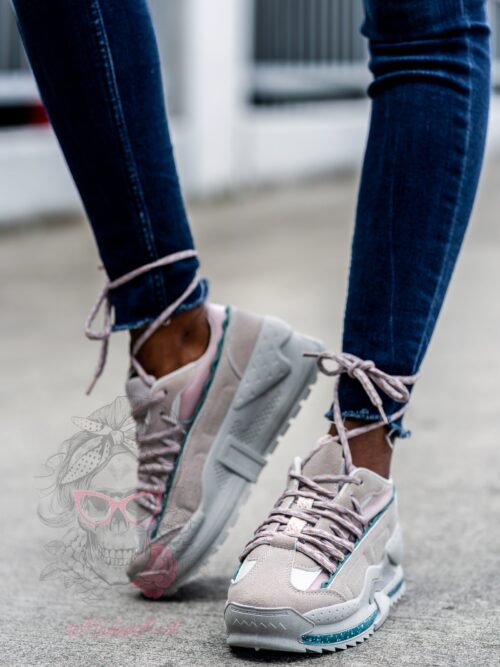 Buty sportowe Madam Shark szare- khaki