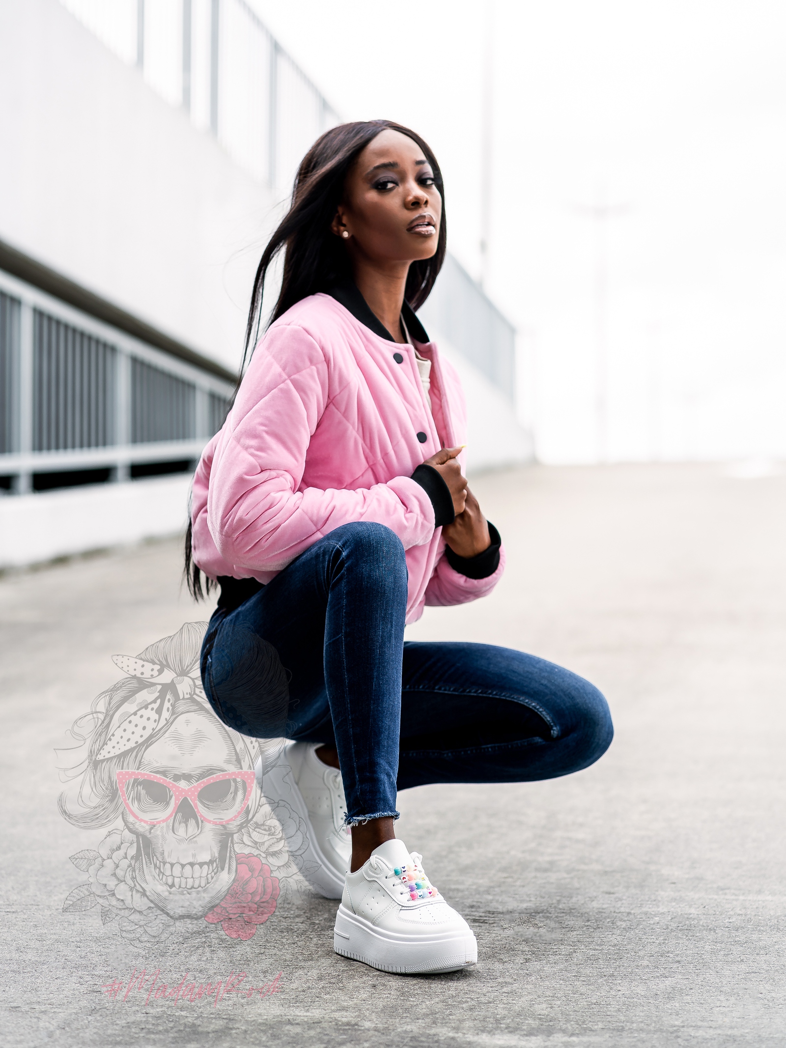 Buty sportowe Madam Yells białe