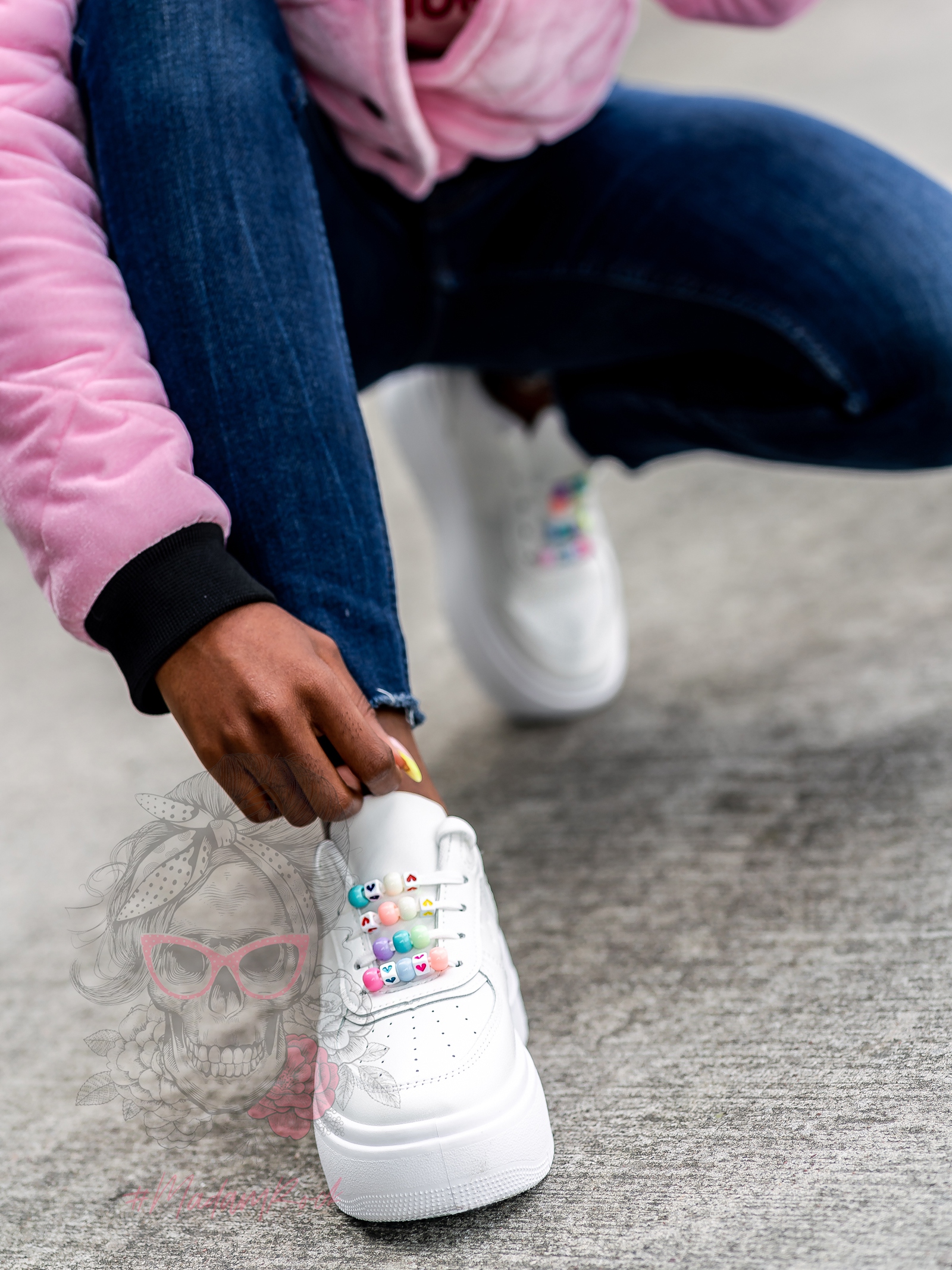 Buty sportowe Madam Yells białe