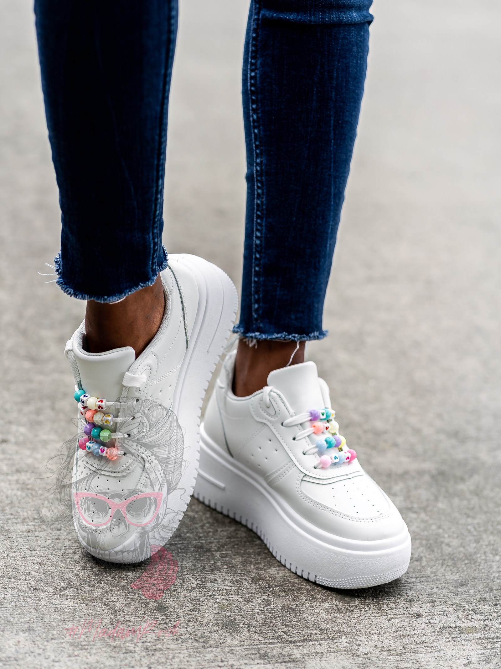 Buty sportowe Madam Yells białe