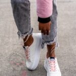 Buty sportowe Rock Ride białe vs pudrowe