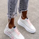 Buty sportowe Rock Ride białe vs pudrowe