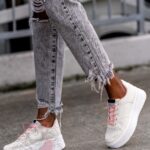 Buty sportowe Rock Ride białe vs pudrowe