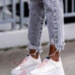 Buty sportowe Rock Ride białe vs pudrowe