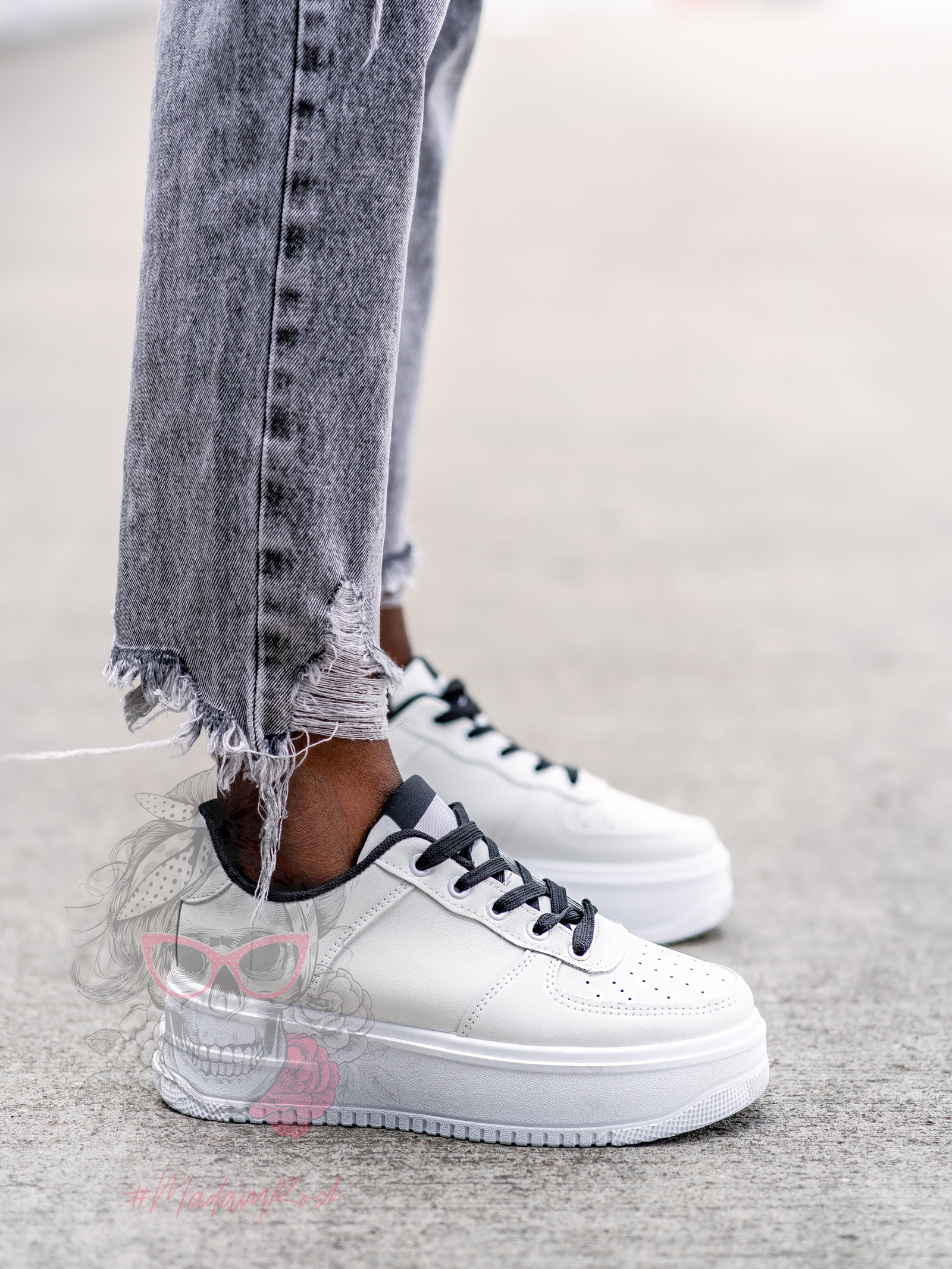 Buty sportowe Rock Ride białe vs czarne