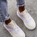 Buty sportowe Madam Sins pastelowe beżowe