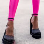 Sandały na platformie Madam Gathe czarne