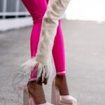 Sandały na platformie Madam Gathe beżowe