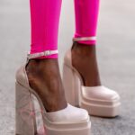 Sandały na platformie Madam Gathe beżowe